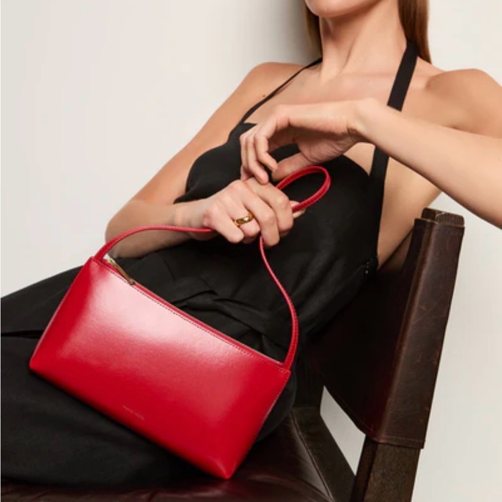 Mansur Gavriel Gaiga red shoulder bag